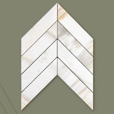 Calacatta tile - Chevron